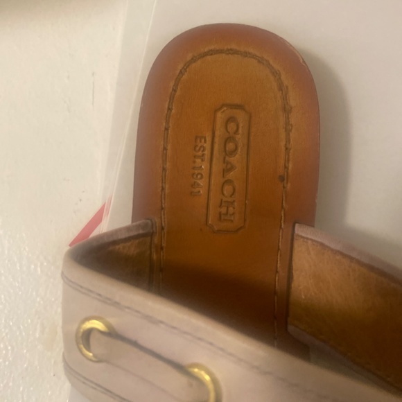 Tan Coach Summer Sandal - Picture 2 of 3